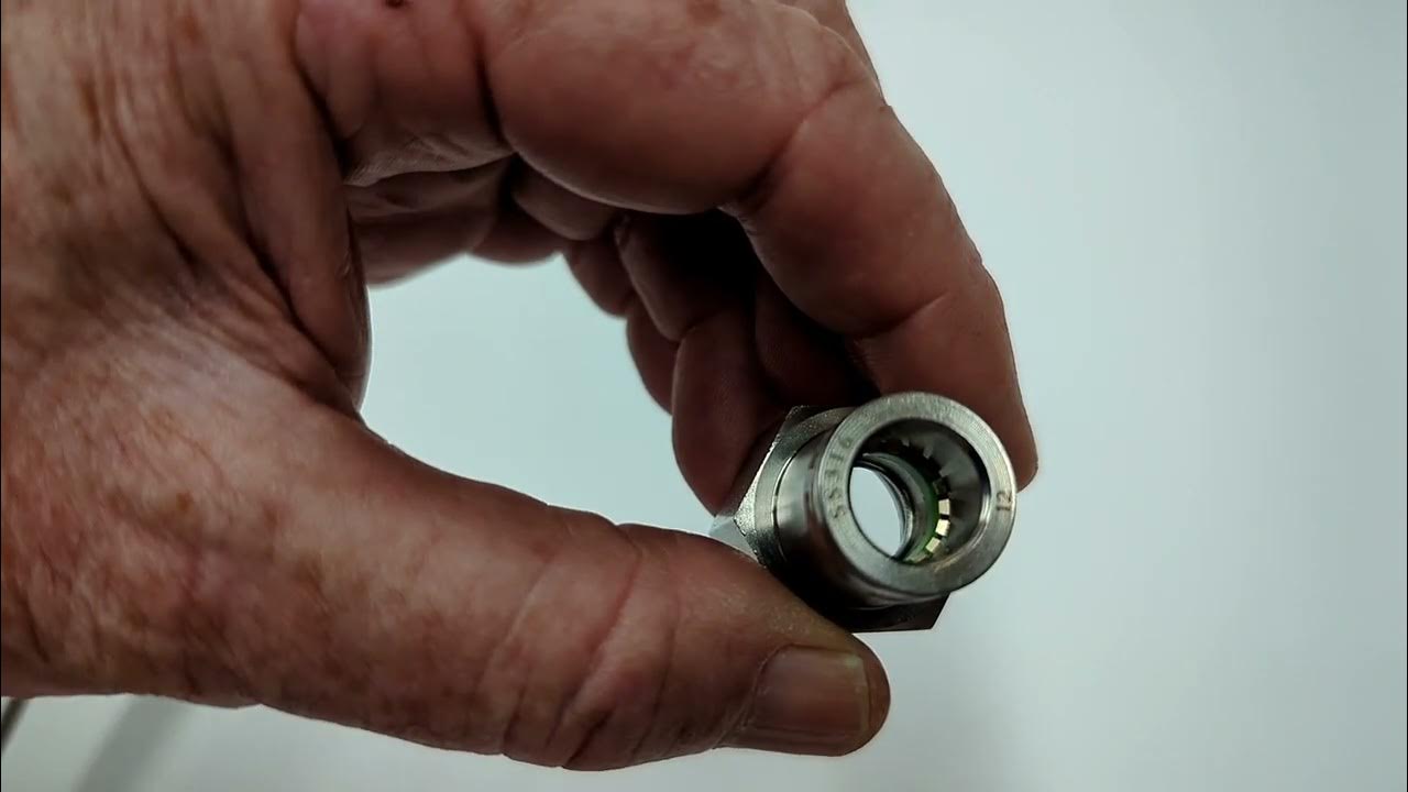 Stainless Steel Female Straight Push Fit Union YouTube