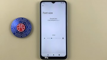 How to change the screen font size on Xiaomi Redmi A1 Android 12