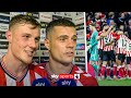 "Words can't describe!" | Granit Xhaka and Dan Ballard react to Wear-Tyne derby win!