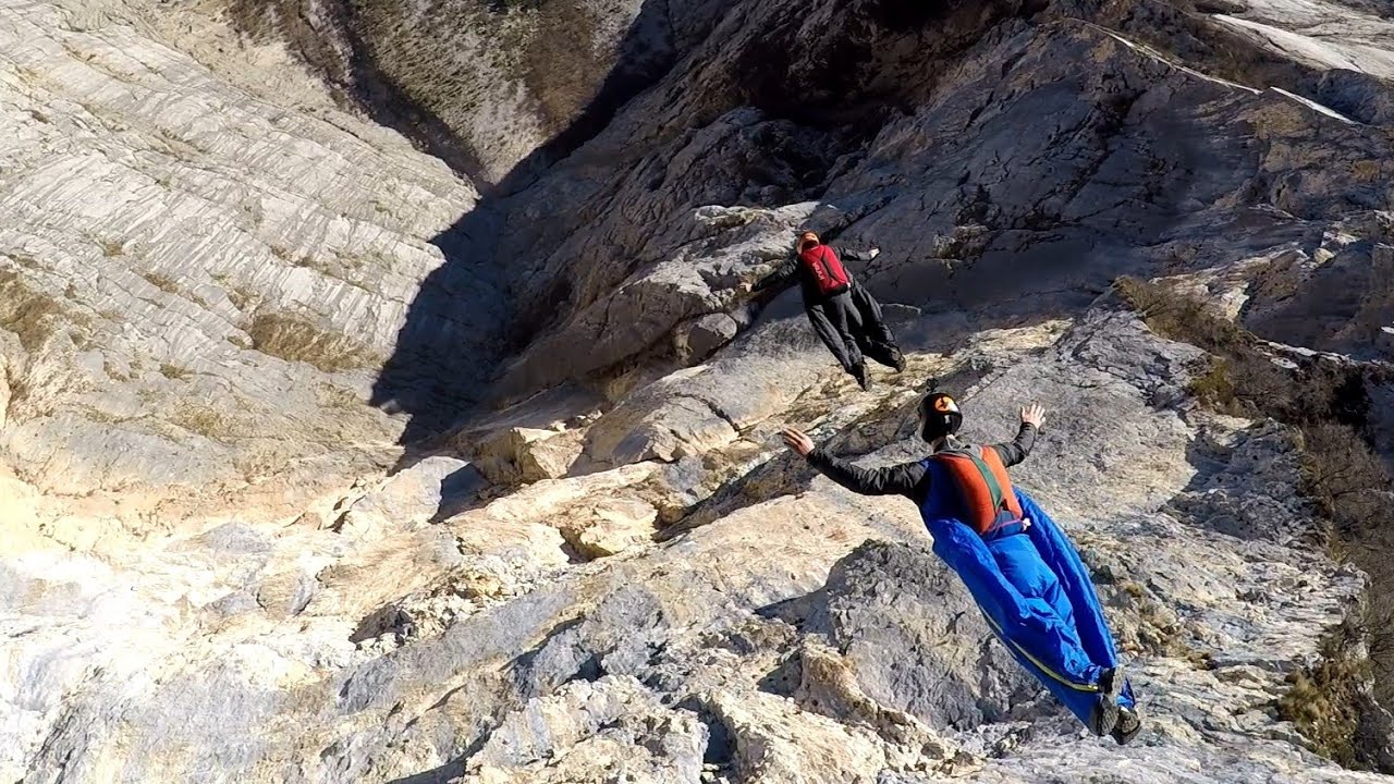 BASE jumping in Slovenia 2021