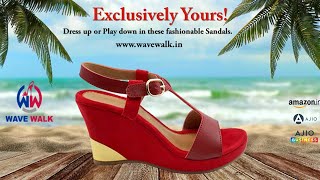 Women 2020 best sandals | AjioB2B Amazon AjioB2C | sandal | Wave Walk | office wear new sandals screenshot 5