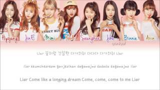 OH MY GIRL (오마이걸) - Liar Liar (Color Coded Han|Rom|Eng Lyrics) | by Yankat chords