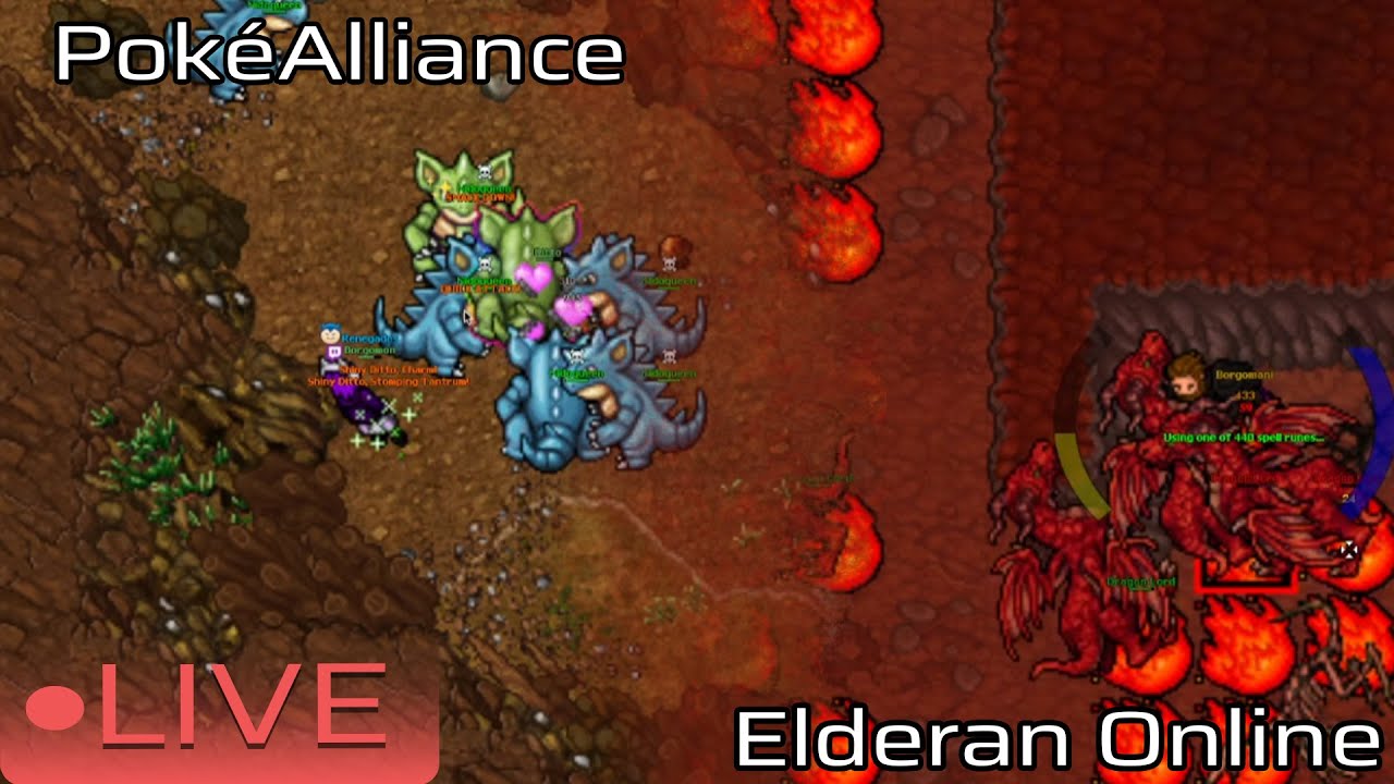 (LIVE) 🎮 POKEALLIANCE / ELDERAN.ONLINE👾 TIBIA 7.4/7.6 E POKE TIBIA 2025