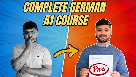 Learn German Step by Step | Complete German A1 Course For Beginners | 9.5 Hours
