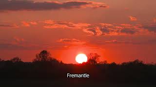 Sunset|Time laps sunset | Buckinghamshire| Red Sky |Dramatic sky |Fremantle stock footage|E21R07 006