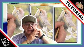 How to Paint Bird EYE Using WATERCOLOR