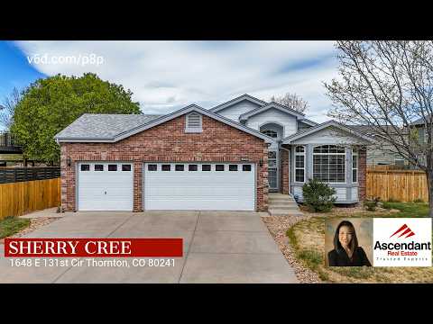 1648 E 131st Cir, Thornton, CO home video tour