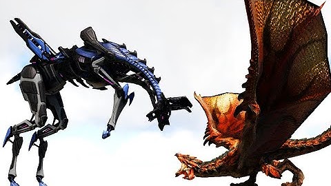 TEK STRYDER vs. MONSTERS and More | ARK Dino Battle 🦎