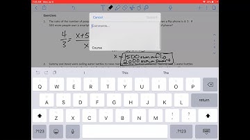 Canvas Student-Submit an Assignment from Notability