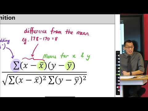 Pearson's Correlation Coefficient (1 of 3: Unpacking the formula)