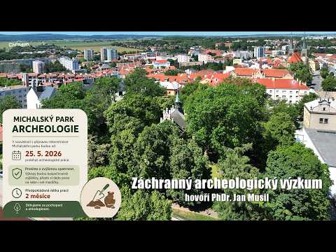 Záchranný archeologický výzkum - park u kostela sv. Archanděla Michaela Chrudim 29.5.2026