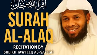 Surah al-‘Alaq Recitation by Sheikh Tawfeeq As-Sayegh | Martyr’s Reward, Travel Protection & Safety