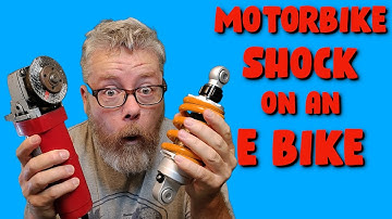 CAN YOU PUT A MOTORBIKE SHOCK ON AN EBIKE - MSVA EBIKE BUILD PART 19 ISH
