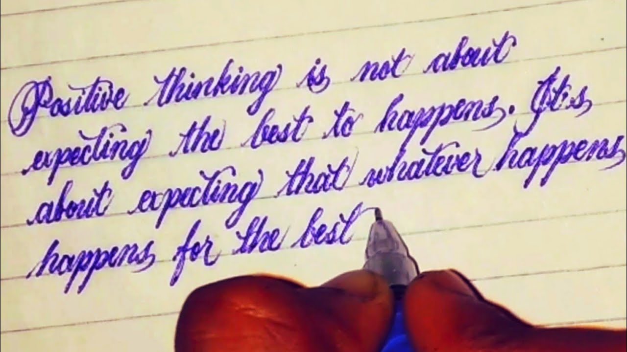 Stylish cursive handwriting ।। with thick ball point pen ।। The Magical ...