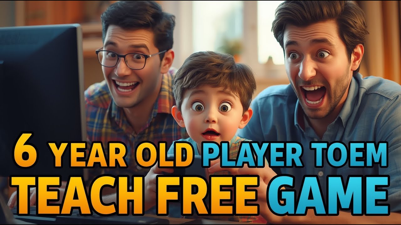 6 Year Old Teaches Free Fire  Family Gaming Challenge