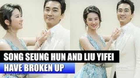 Song Seung Hun and Liu Yifei have broken up after 3 years of dating