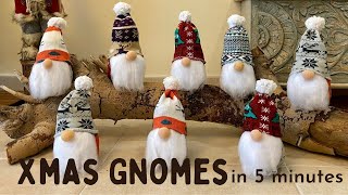 DIY Christmas Gnomes | diy Xmas decor | Christmas crafts |christmas decoration ideas | christmas diy