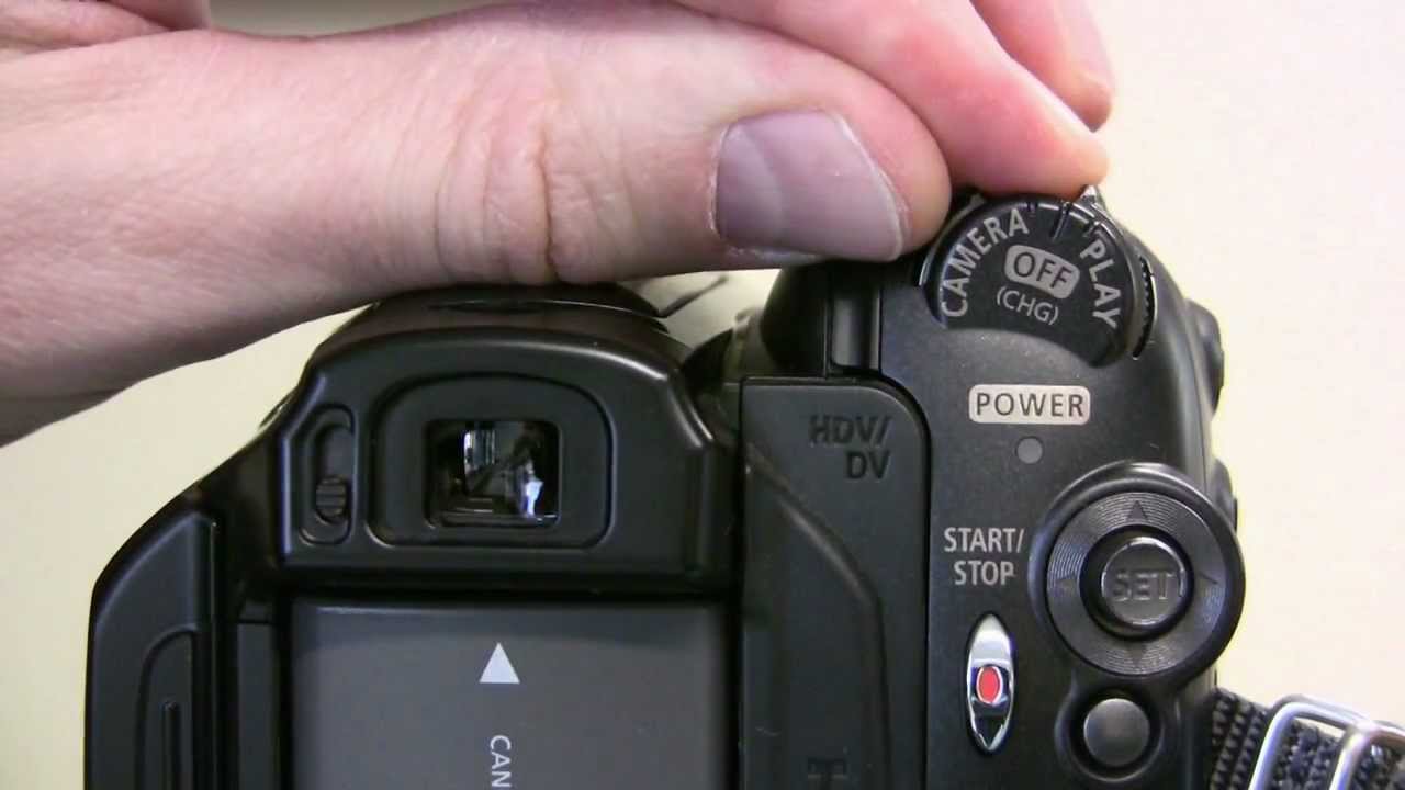 HOW TO: Canon Vixia, The Basics