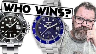 Best $100 Rolex Sub Alternative?!  Invicta Pro Diver vs Steeldive SD1953