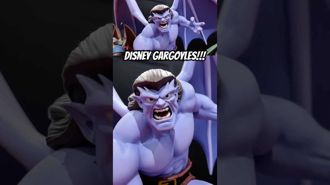 Amazing Disney Gargoyles statues at the PCS booth during SDCC 2025! 
