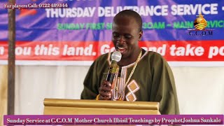 Sunday Service at C.C.O.M Ilbisil by Prophet Joshua Sankale