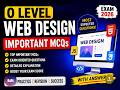 🔥 O Level Web Design Important MCQs July 2026 | Most Expected Questions 2026