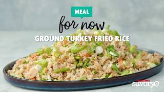 Cook once, eat twice: ground turkey fried rice - savory