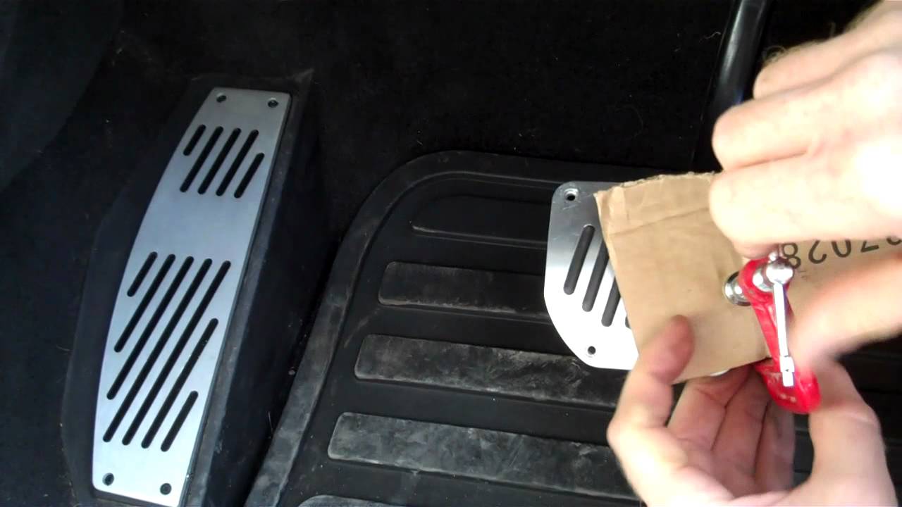 How to fit alloy foot pedal covers to Range Rover Sport YouTube