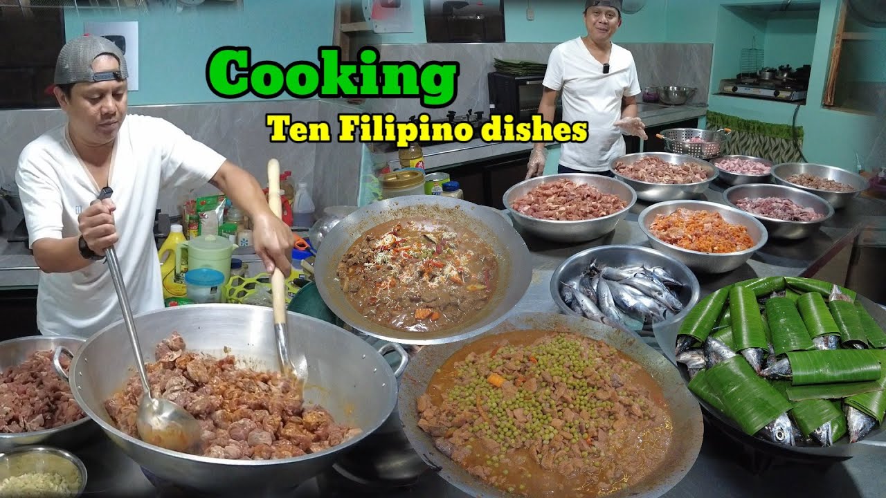 Ang daming orders! Balikbayan from San Diego California | Cooking 10 Filipino dishes