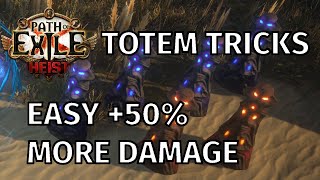 [Path of Exile 3.12] Totem tricks that nobody uses - get  50% MORE DAMAGE without changing build!