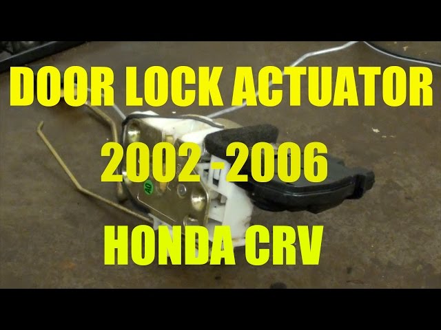 Replacement Door Lock Actuator Honda Crv Youtube