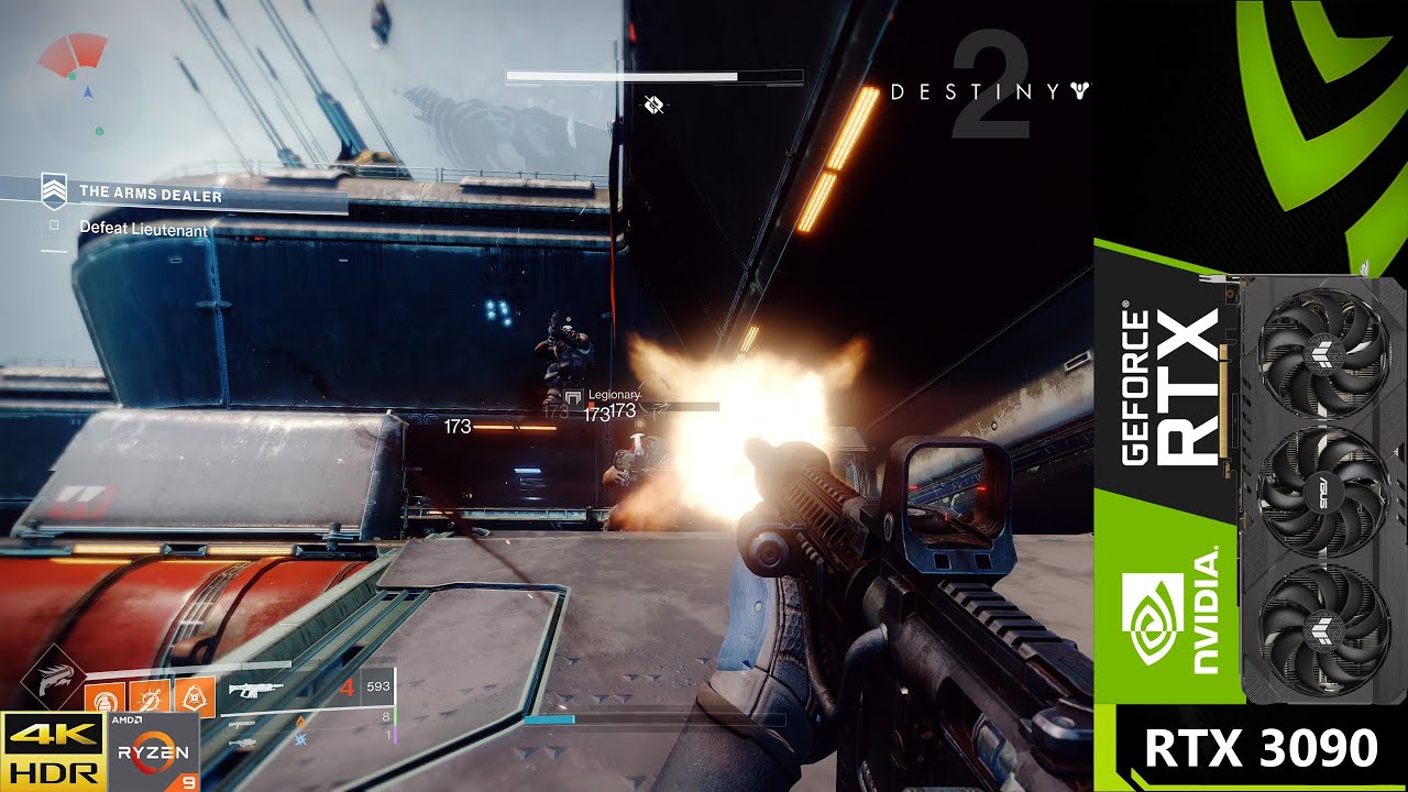 Destiny 2 Highest Settings 4K HDR RTX 3090 Ryzen 3950X OC YouTube