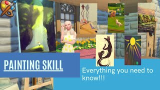 Painting Skill Guide ~ Sims 4