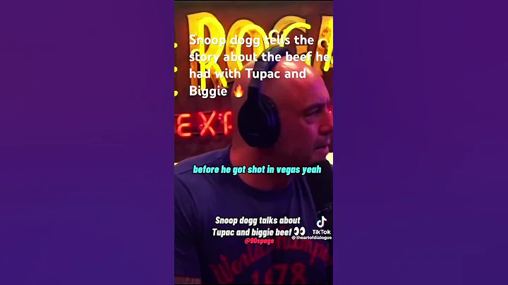 Snoop dogg tells story about his beef with Tupac and Biggie #shortvideo #shorts