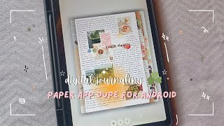 Best Paper App Alternative for Android (Digital Journaling App) ○°☁️ 🌱☆~