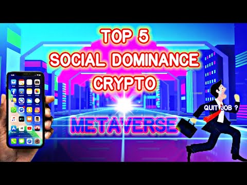 Crypto Update, Top 5 Crypto Social Dominance, Metaverse Blockchain, Keluar kerja karena crypto.