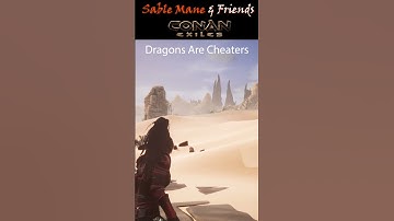 Conan Exiles: Dragons Are Cheaters #shorts #conanexiles #dragon