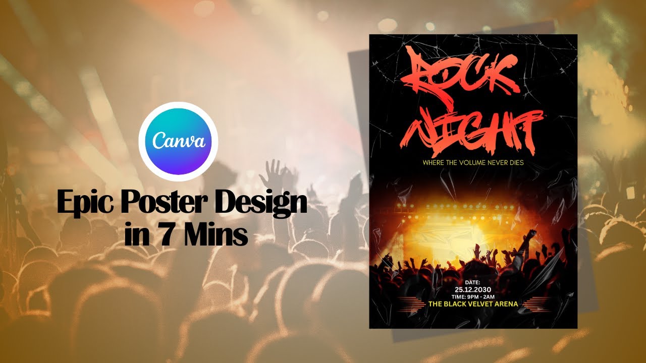 Designing a Rock Concert Poster in Canva (Pro Tips for Stunning Results)