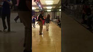 Grand Nationals 2018. Patty Vo & Scott M Campbell. Doing a little Shag.