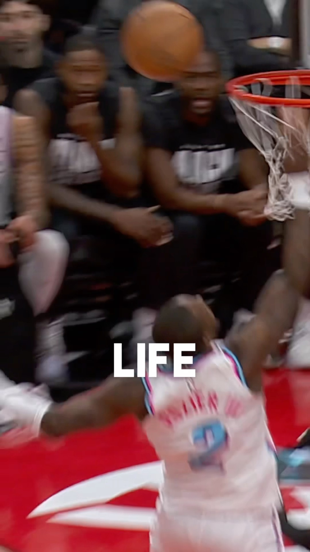 He made the layup FOR the other team ??