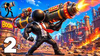 💣BoomZooka Rocket Puzzles Gameplay Walkthrough Part 2– Massive Explosion Strategy (Android, iOS) screenshot 5