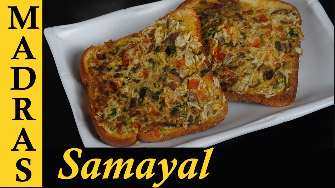 Masala Egg Bread Toast Recipe in Tamil | Evening Snacks Recipe in Tamil