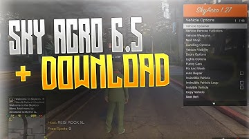 [GTA 5] SKYACRO V6.5 MOD MENU 1.27/TU27 ONLINE JTAG/RGH XBOX 360 + Download
