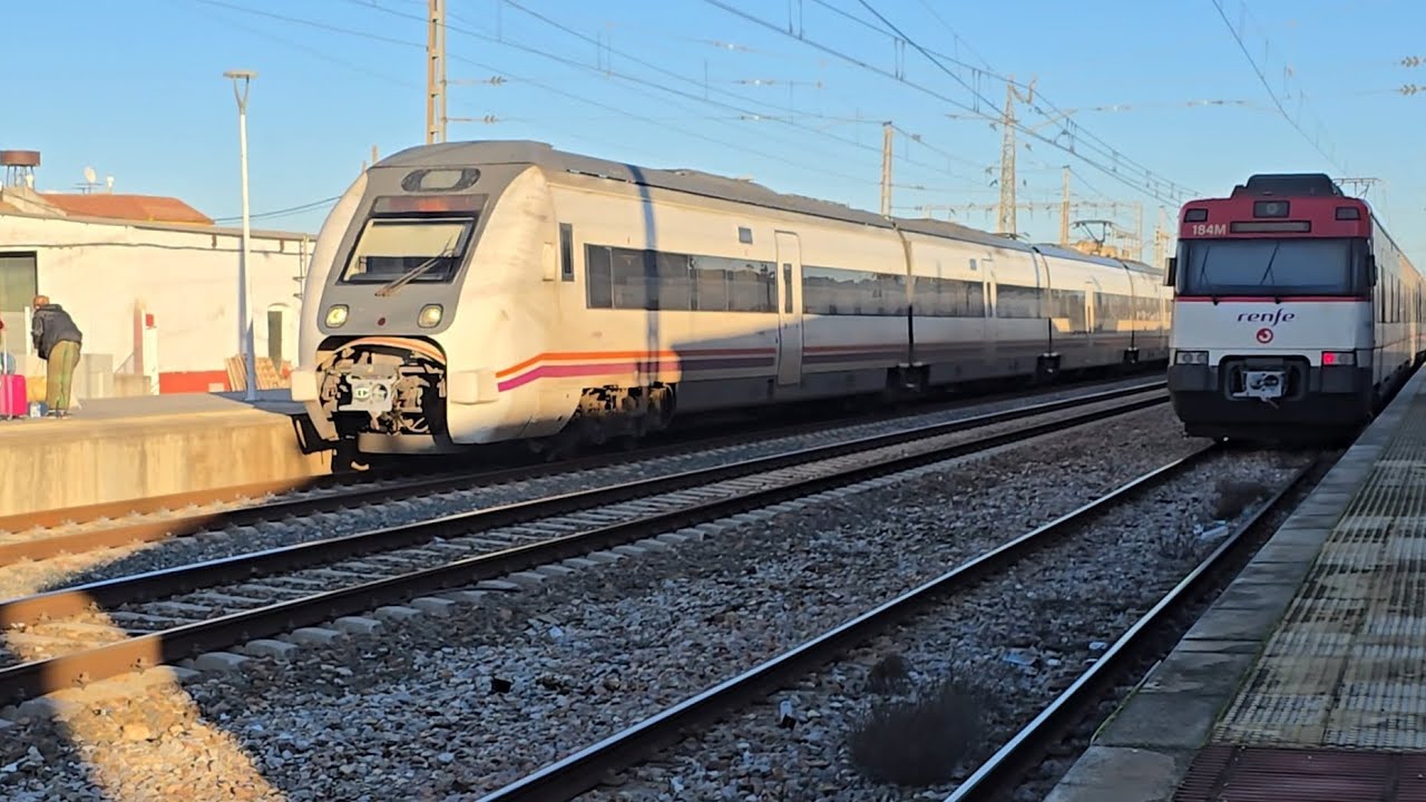 Trenes en la estación de Posadas