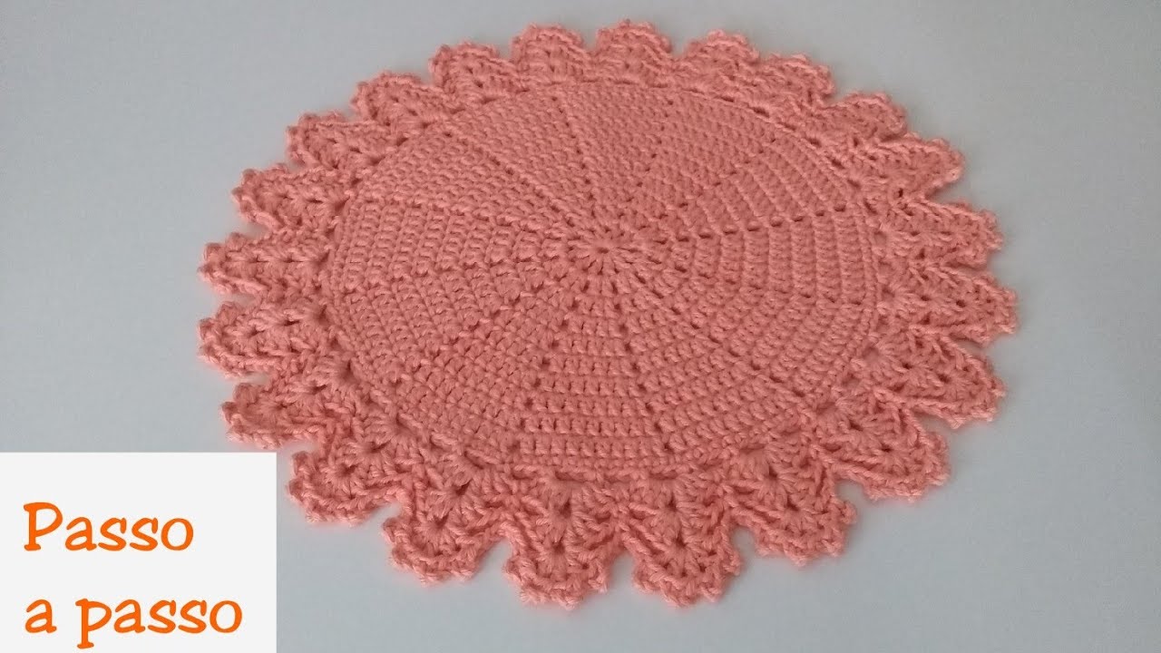 SOUSPLAT DE CROCHÊ Amanda