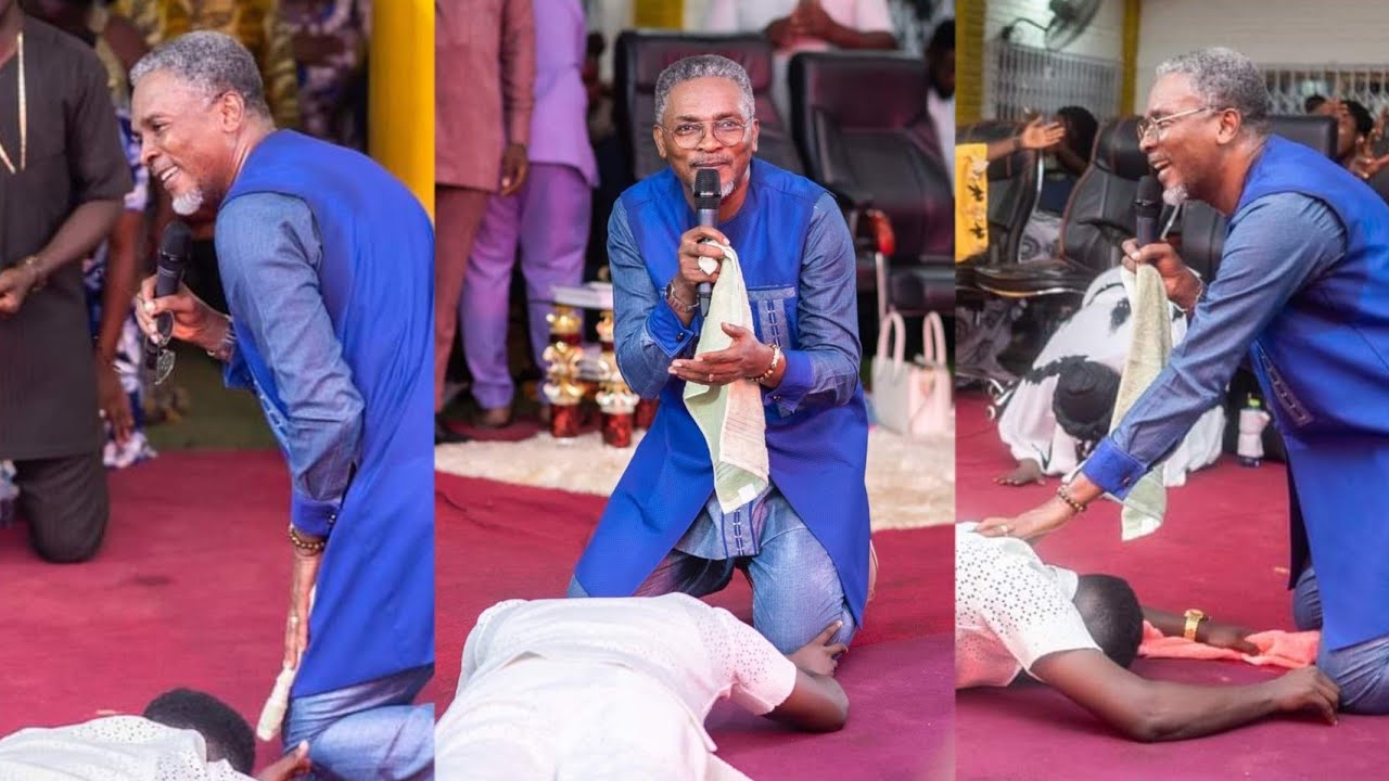 You cant hold your tears  after watching this deep worship by Apostle Abraham Lamptey