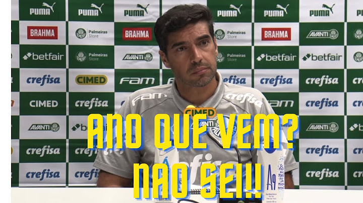 Entrevista Coletiva Abel Ferreira - Palmeiras x Fluminense