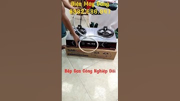 Bếp gas công nghiệp đôi cháy to và mạnh#bepgas#bepgascongnghiep#bepgascongnghiepdoi