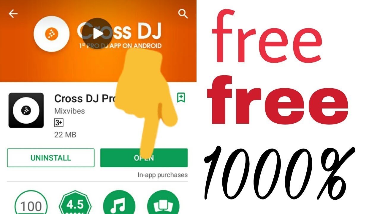 How to download cross DJ pro free YouTube
