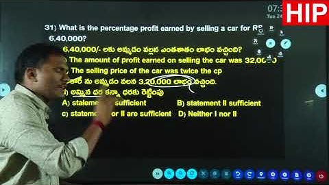 22-01-2023 Grand Test (C74) Arithmetic Paper Explanation |Part-2 |by Narasimha Reddy sir|| HIP